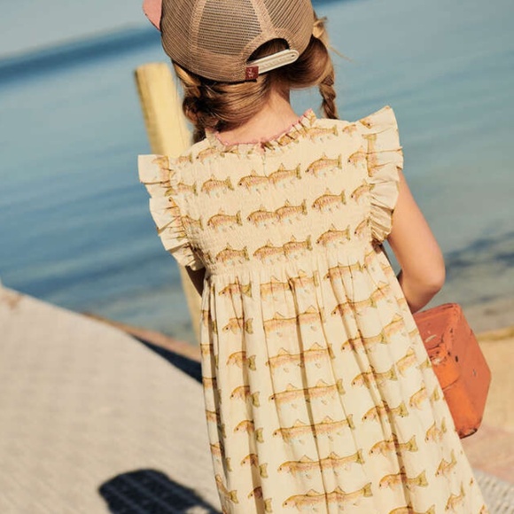 Pink Chicken Rainbow Trout Stevie Dress (Size 4y) - Picture 3 of 6